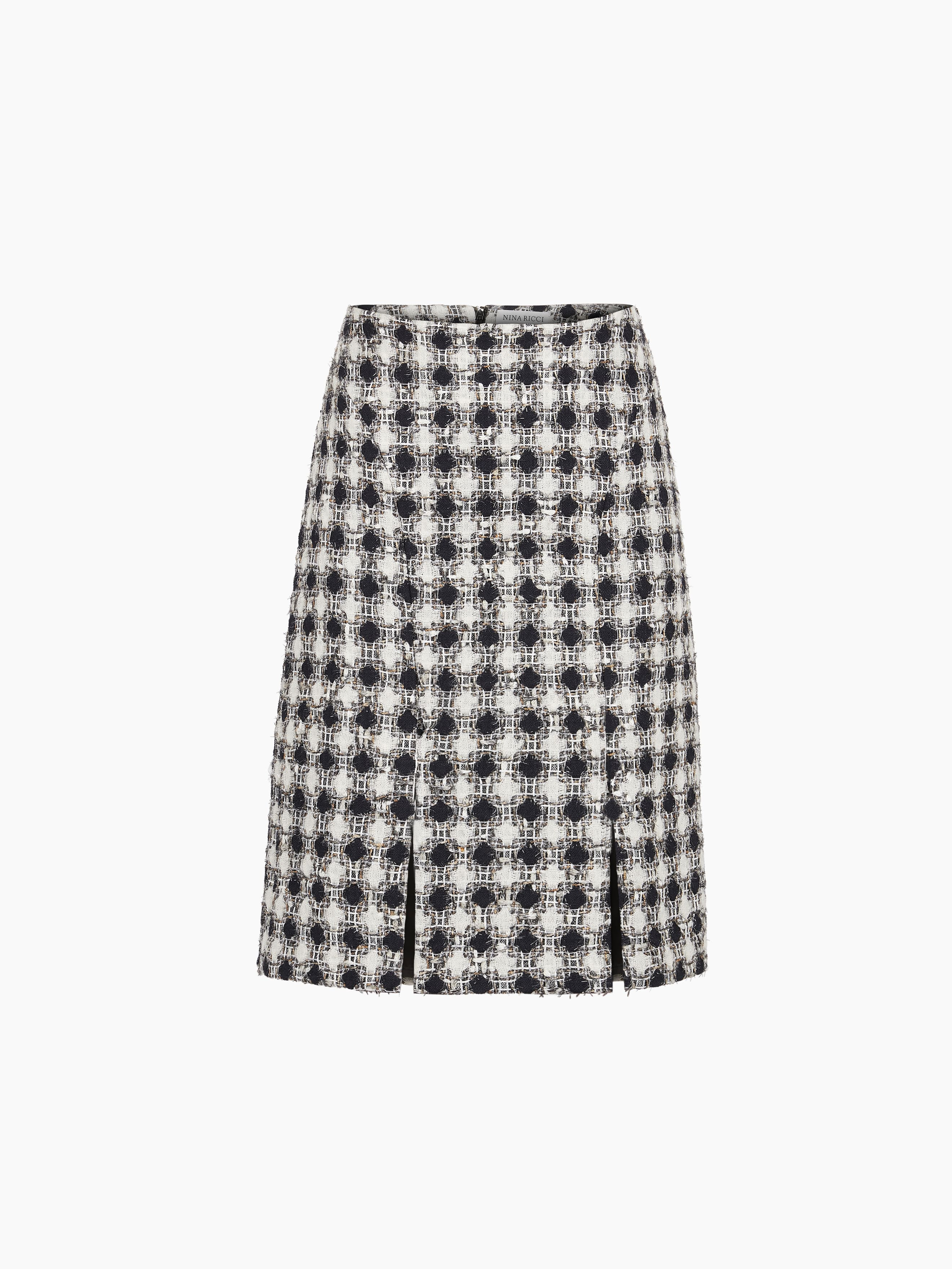 Tweed Mini Skirt - 5