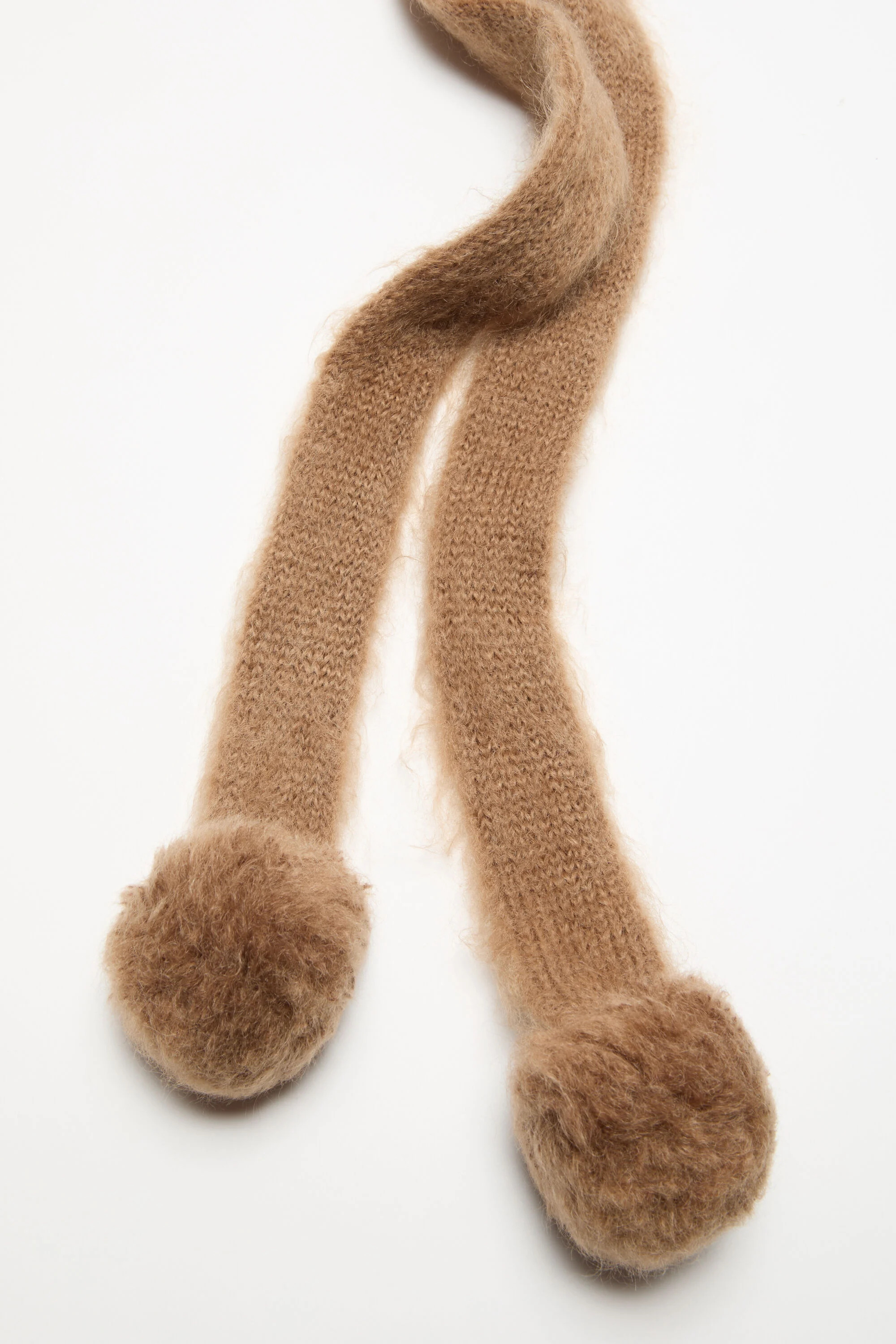 Mohair cap with earflaps - Clay beige - 2