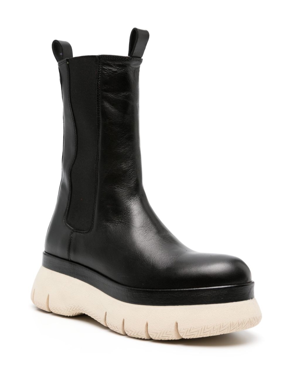 pull-on leather boots - 2