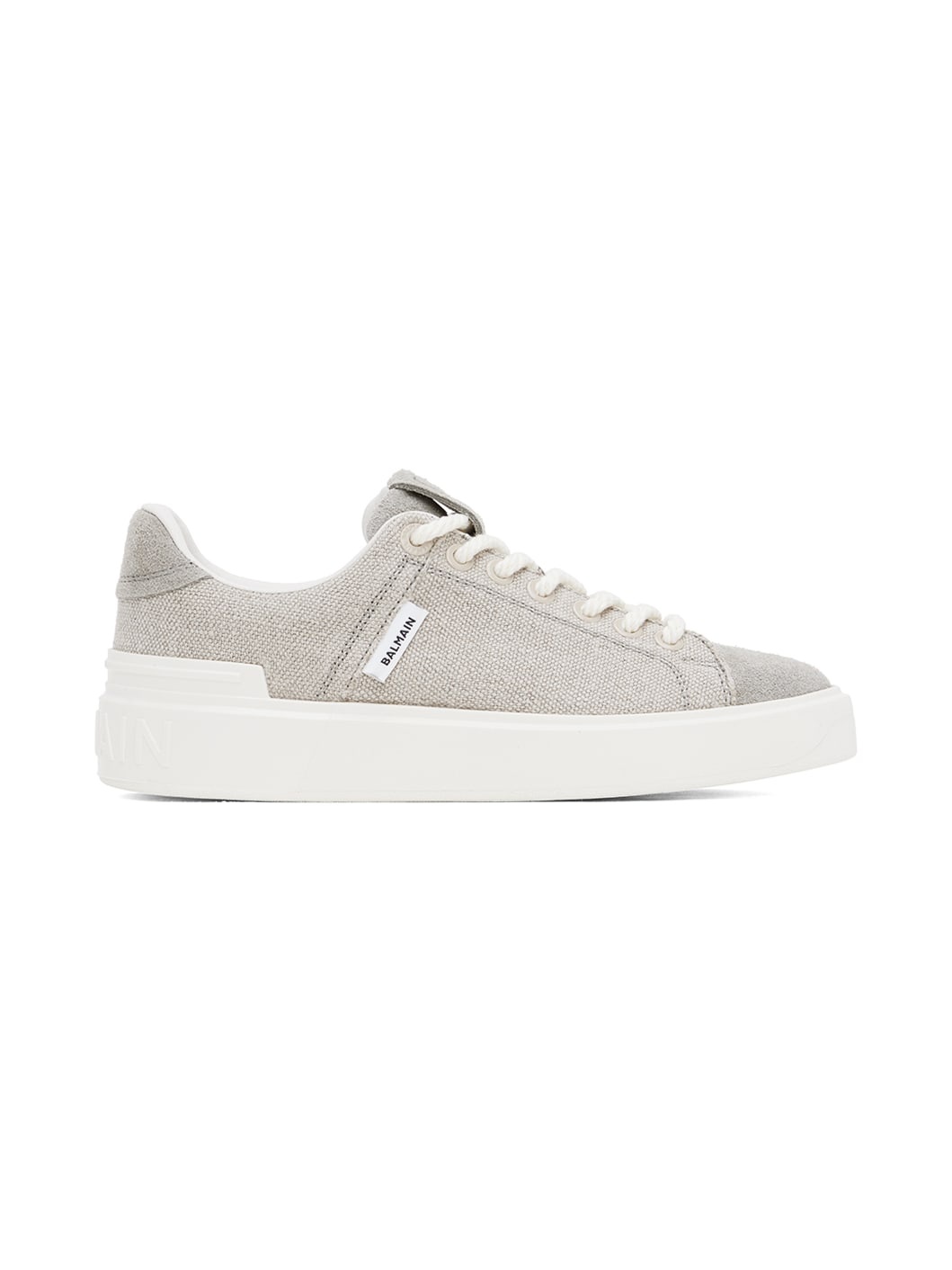 Gray B-Court Sneakers - 1