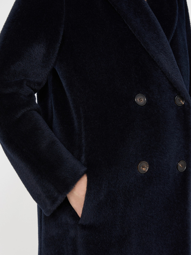 ROSETO Wool and alpaca midi coat - MIDNIGHTBLUE 5