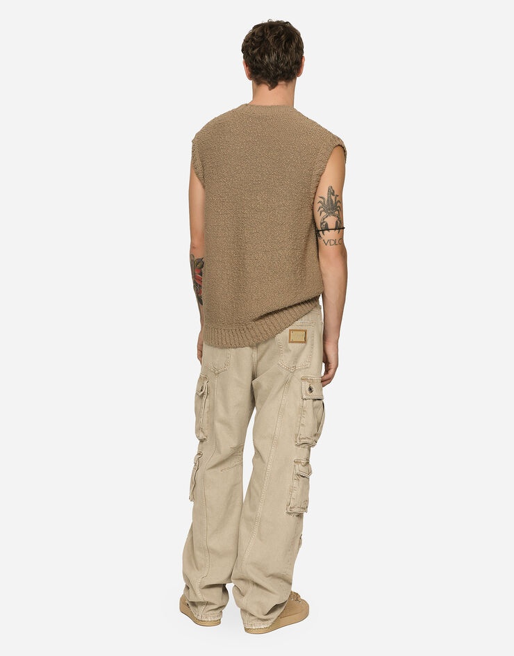 Knit cotton vest - 3
