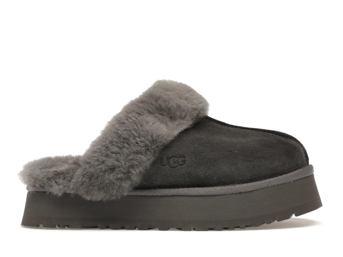 UGG Disquette Slipper Charcoal (Women's) - 1