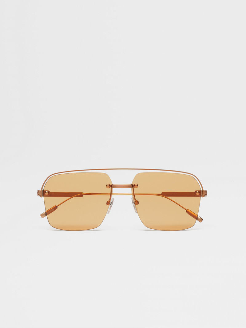 VICUNA COLOR METAL SUNGLASSES - 1