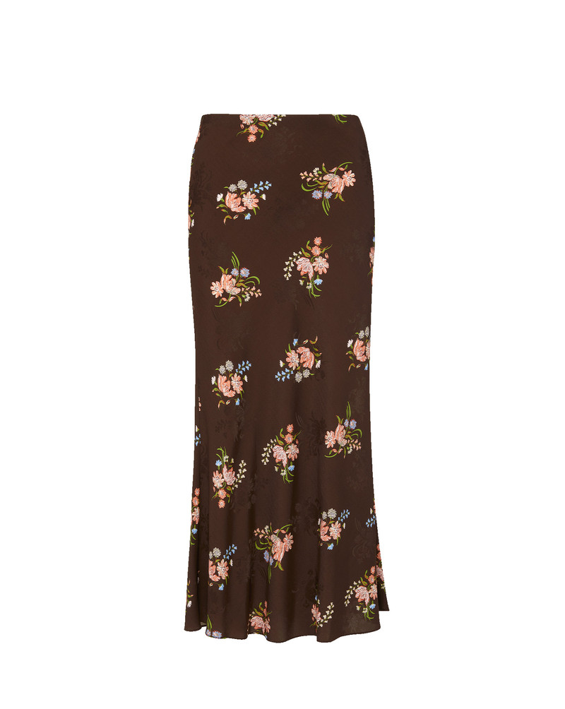 CLOVER FLORAL MIDI SKIRT 1
