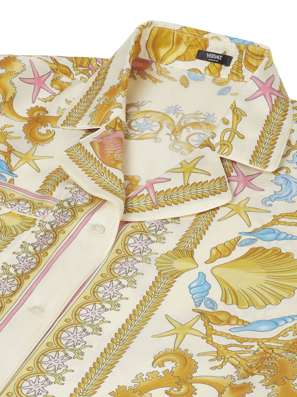 Underwater Barocco silk shirt - 3