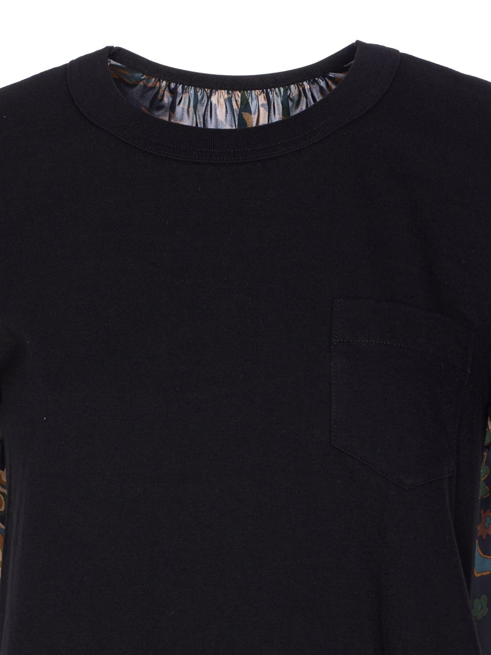 floral-print pocket T-shirt - 4