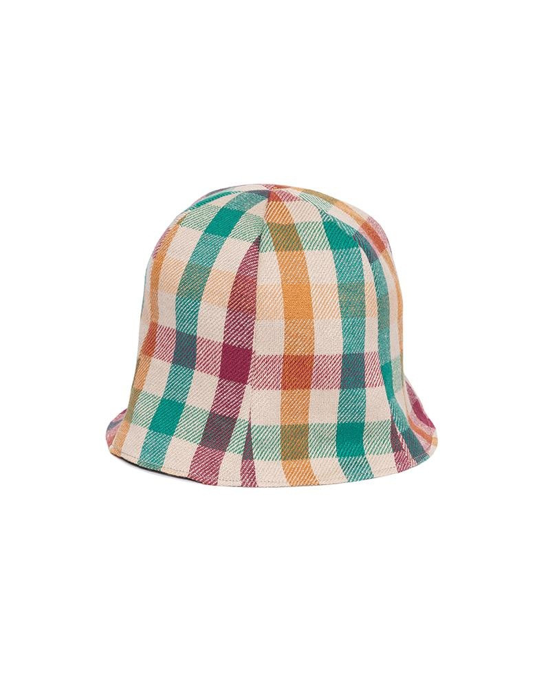 visvim TULIPA HAT CHECK BEIGE outlook