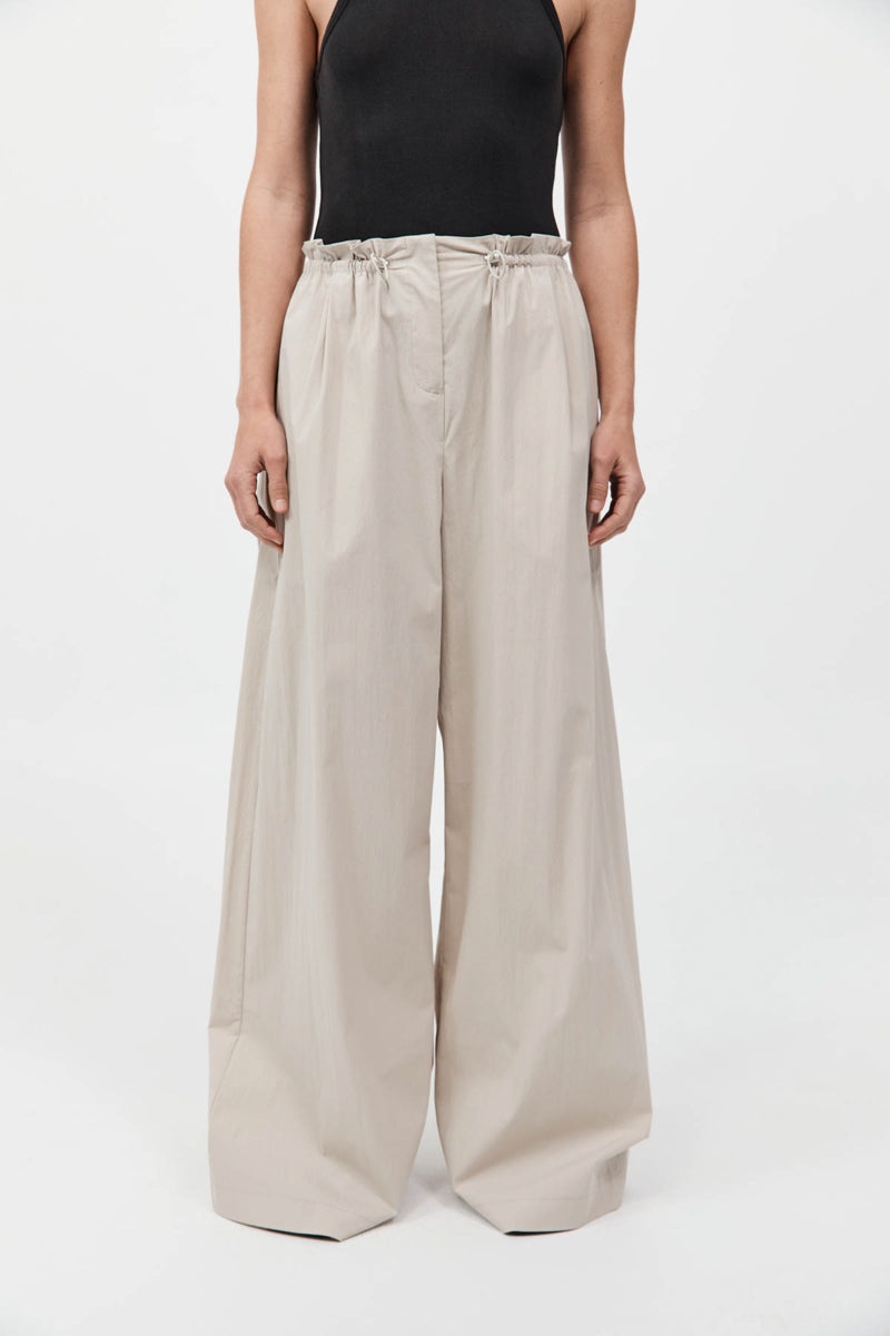 Petit Paperbag Waist Pants - Creme - 3