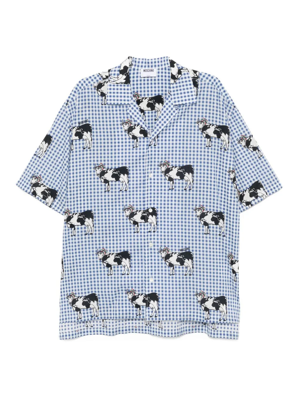 cow-printed shirt - 1
