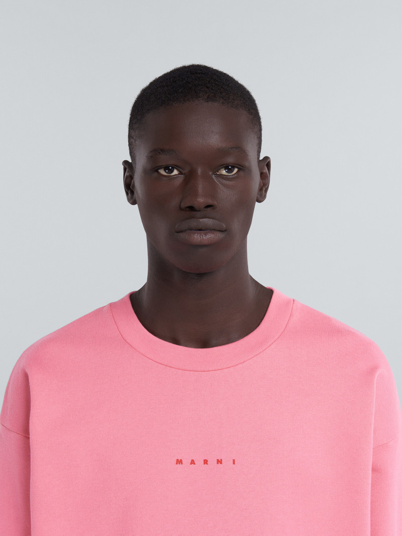 CANDY PINK SWEATSHIRT WITH LOGO 4
