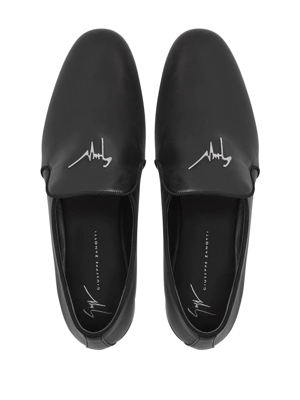 Fergus logo-lettering loafer - 4
