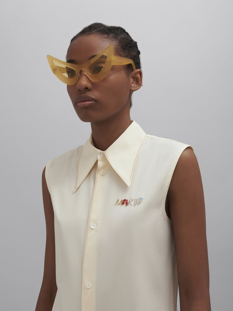 Marni CHAR DHAM YELLOW SUNGLASSES outlook