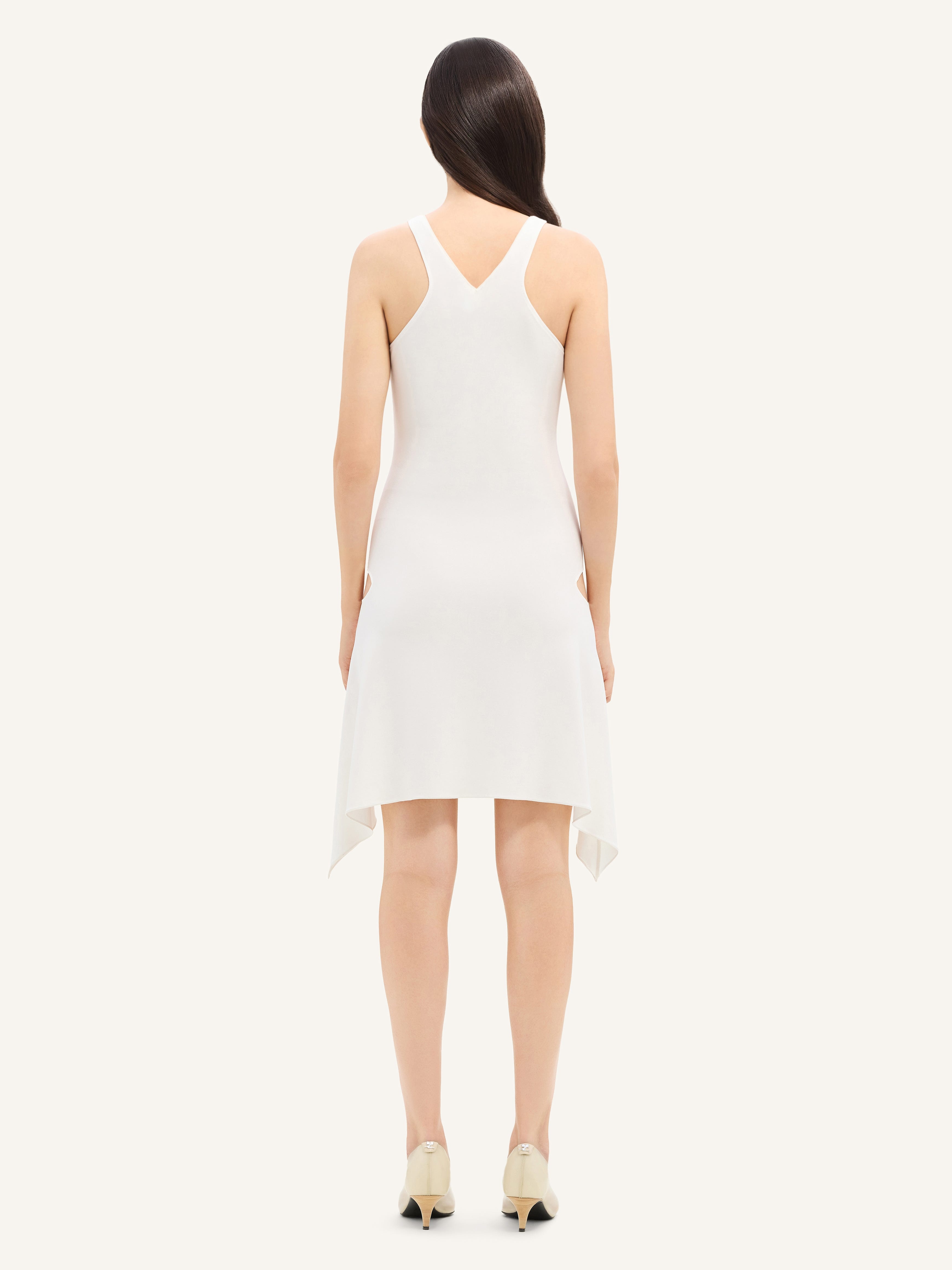 CRISS CROSS JERSEY MINI DRESS - 4