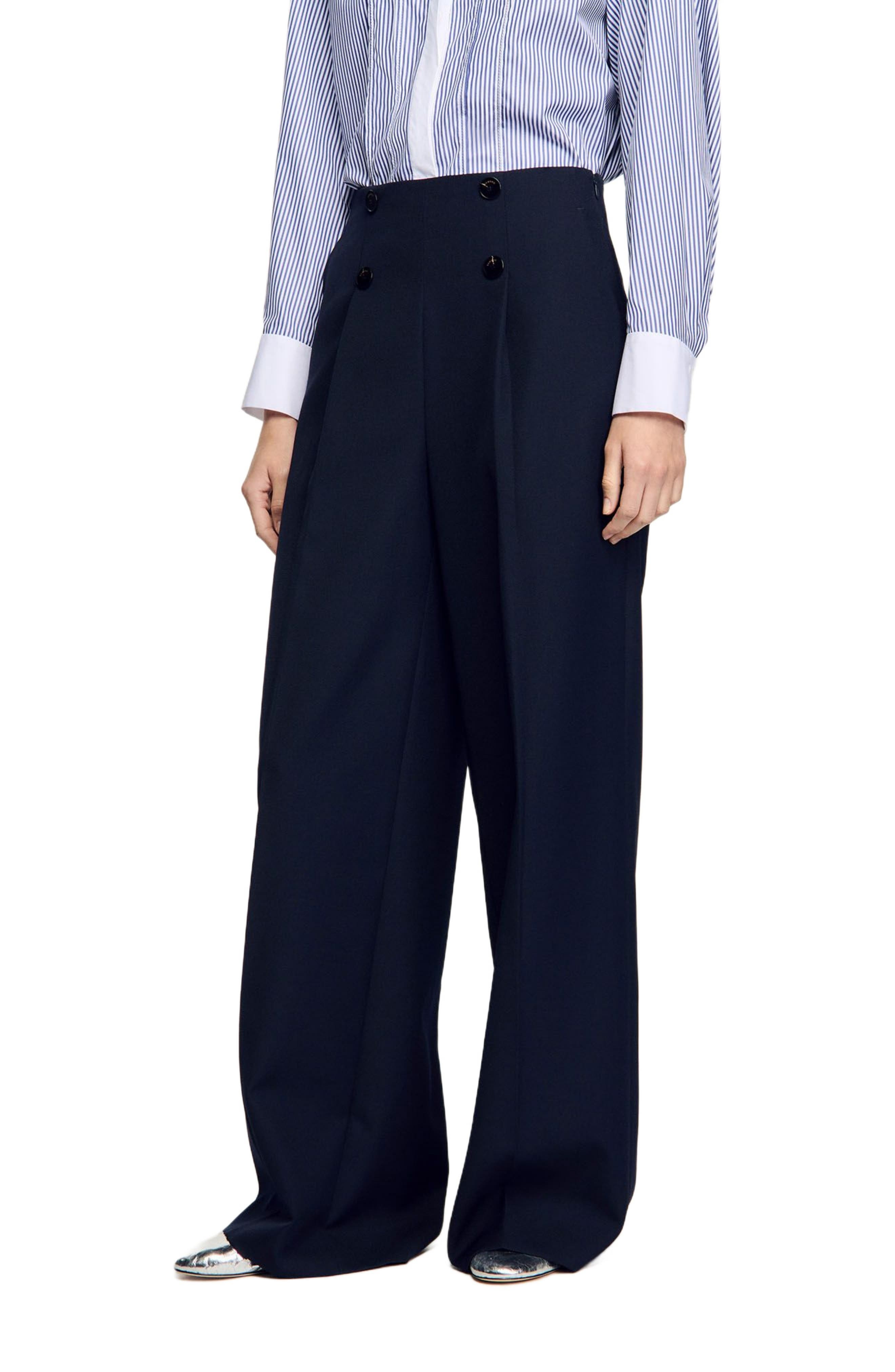 SANDRO Suit trousers in Navy Blue at Nordstrom - 1