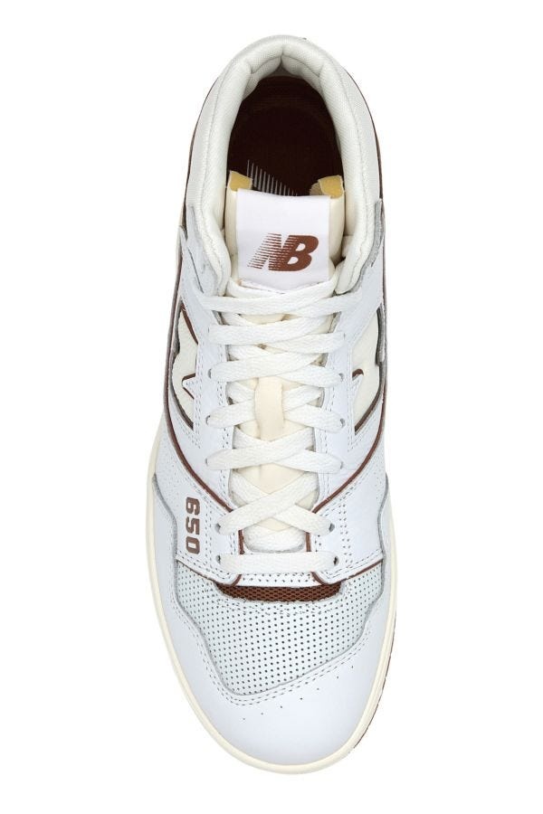 【関税&送料込】New Balance Two-Tone Leather 650 Sneakers New Balance Two-tone Leather 650 Sneakers | italist, ALWAYS