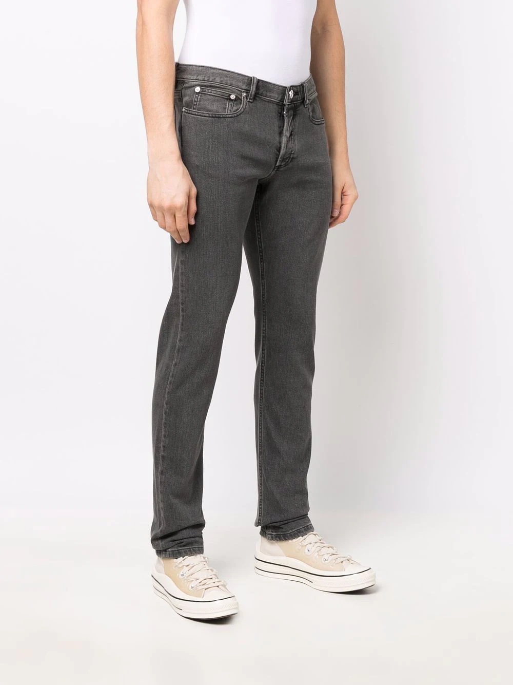 mid-rise slim-fit jeans - 3