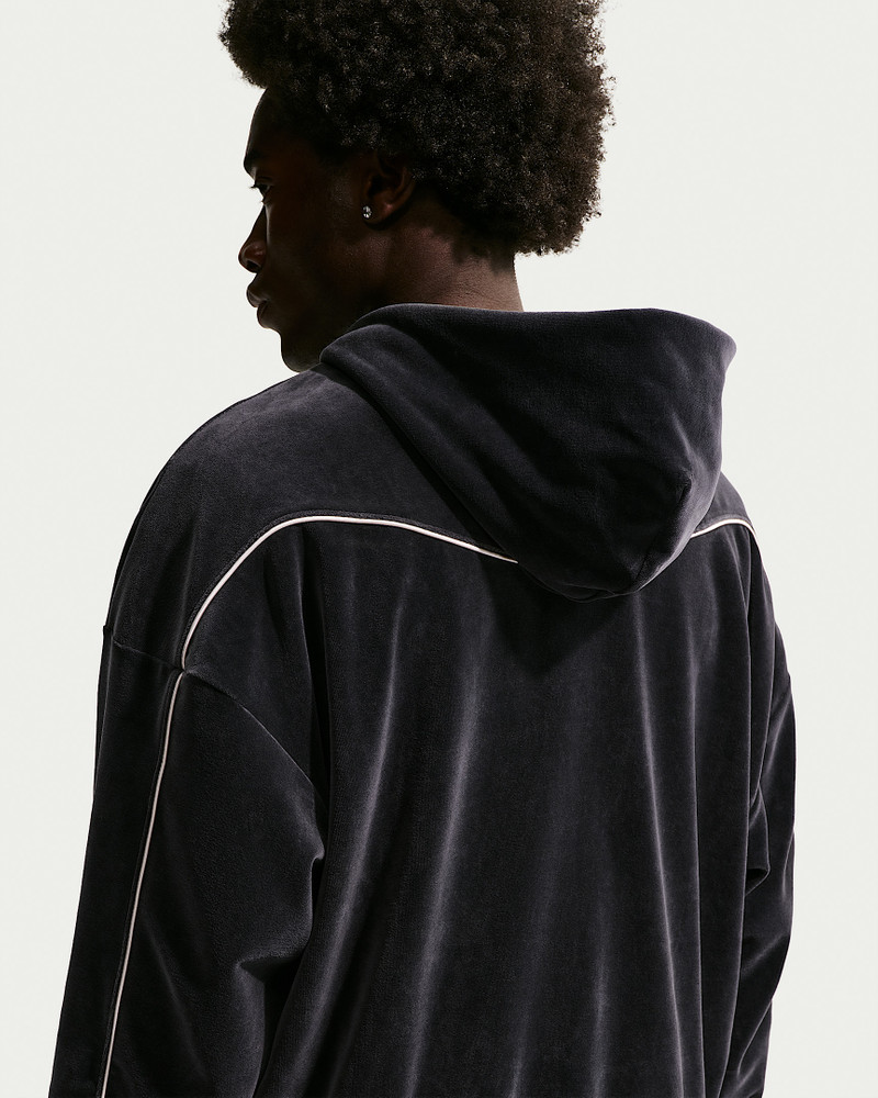 Nike LeBron Men's Velour Full-Zip Basketball Hoodie outlook