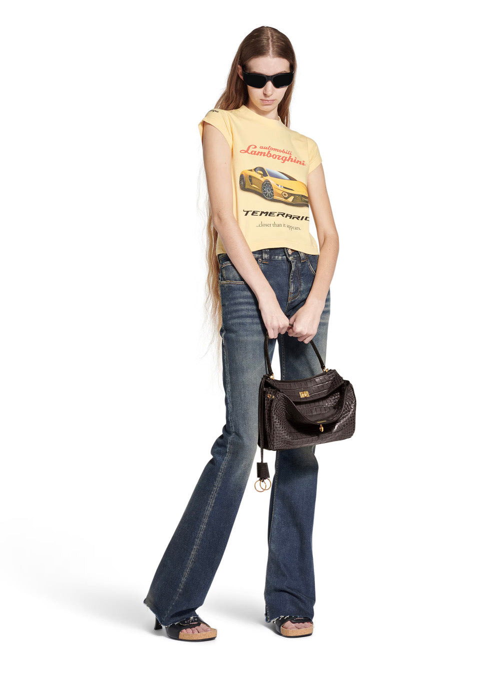 Balenciaga Women 'Rodeo' Brown Small Handbag With Detachable Key Holder In Leather Woman - 6