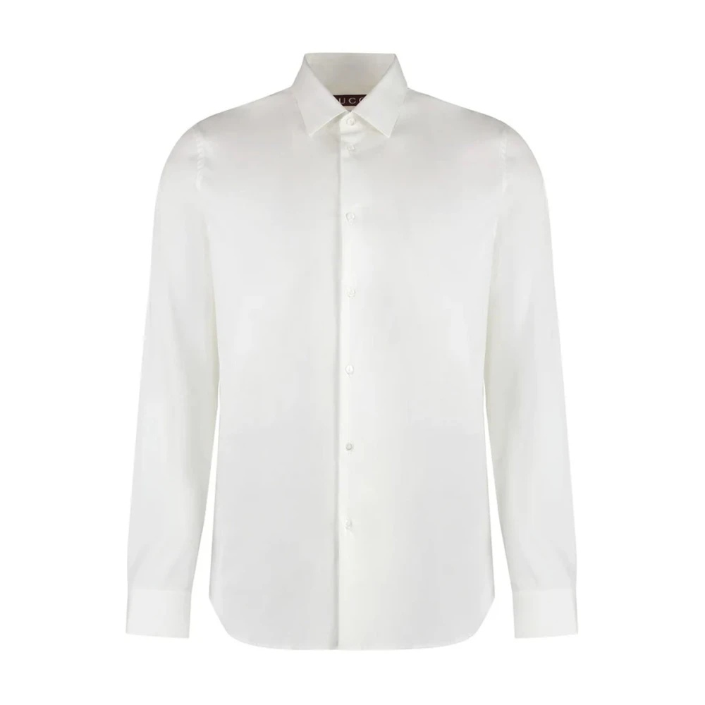 POPLIN SHIRT WITH LONG SLEEVES - 1