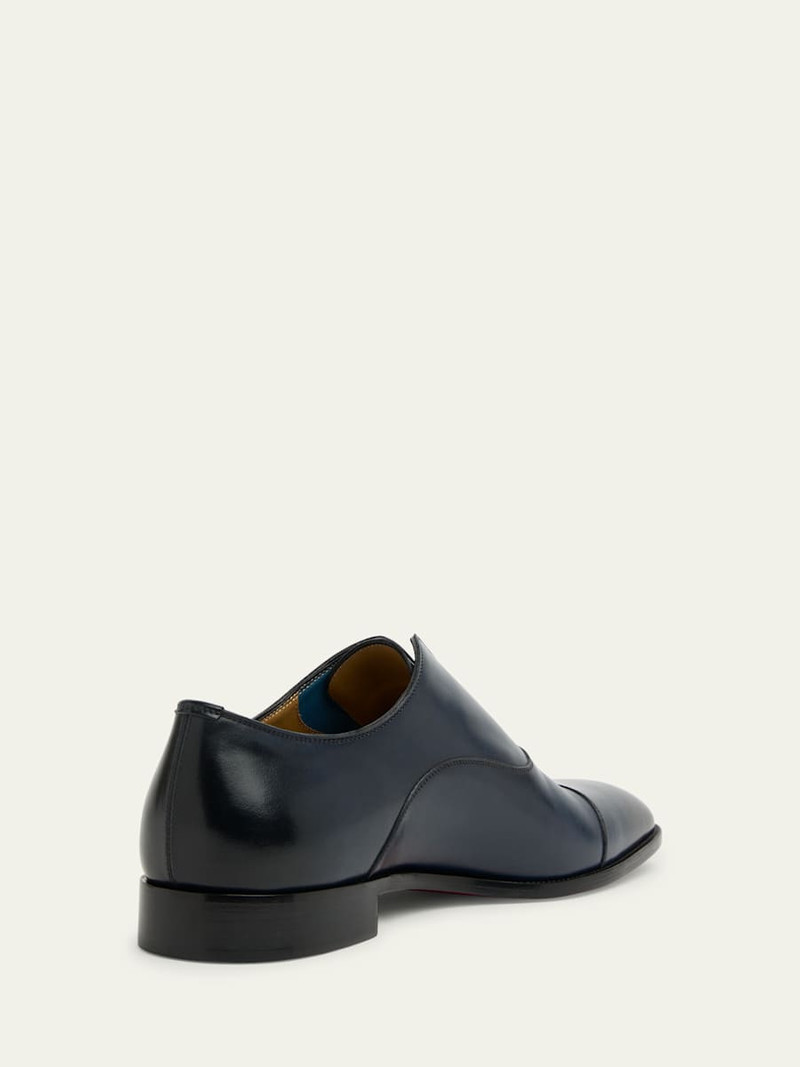 Christian Louboutin Men's Alpha Male II Cap-Toe Leather Loafers outlook