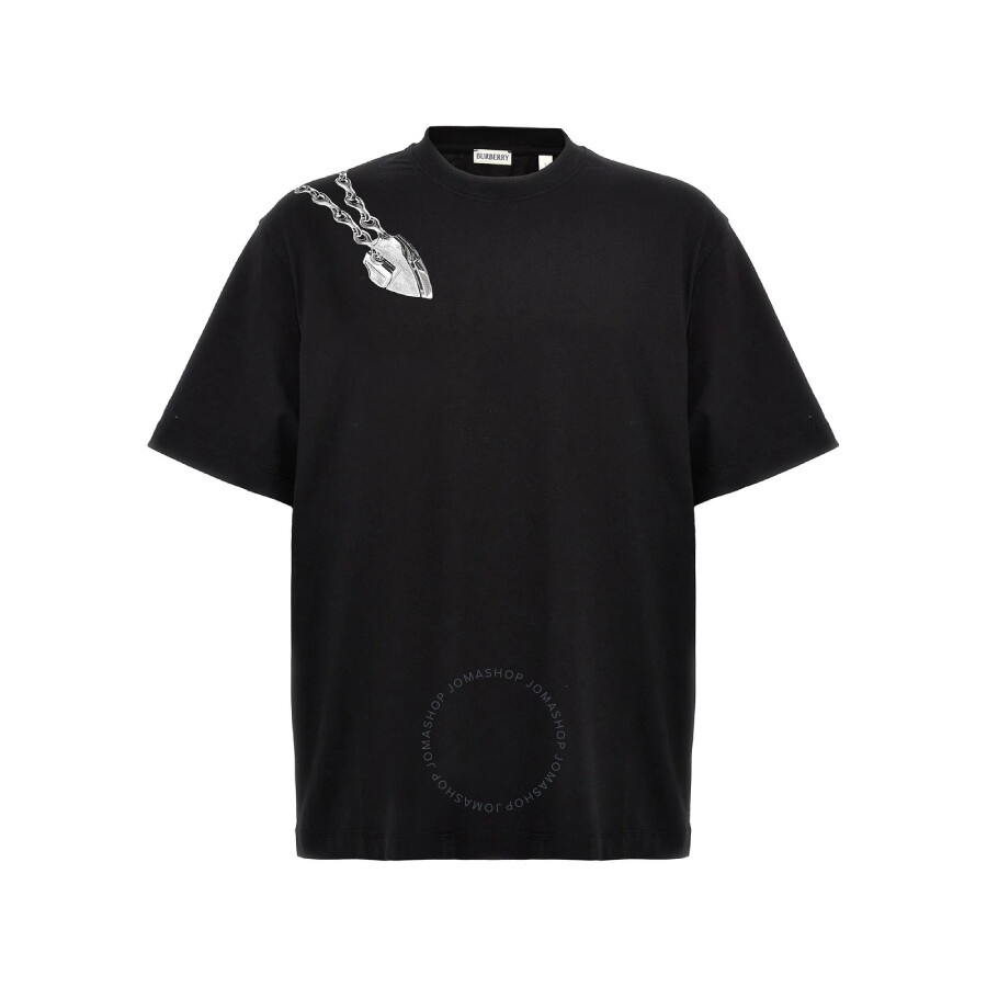 Burberry Shield Crewneck Cotton T-Shirt - 1