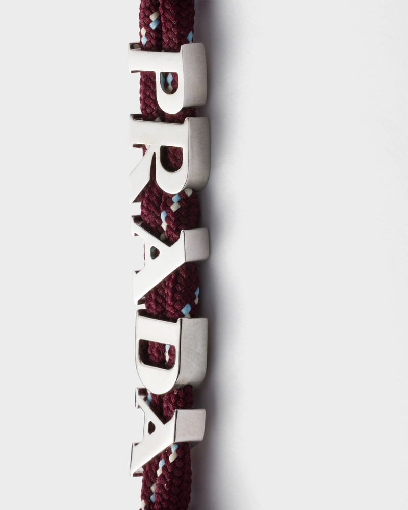 Prada Prada Speedrock cord key ring outlook