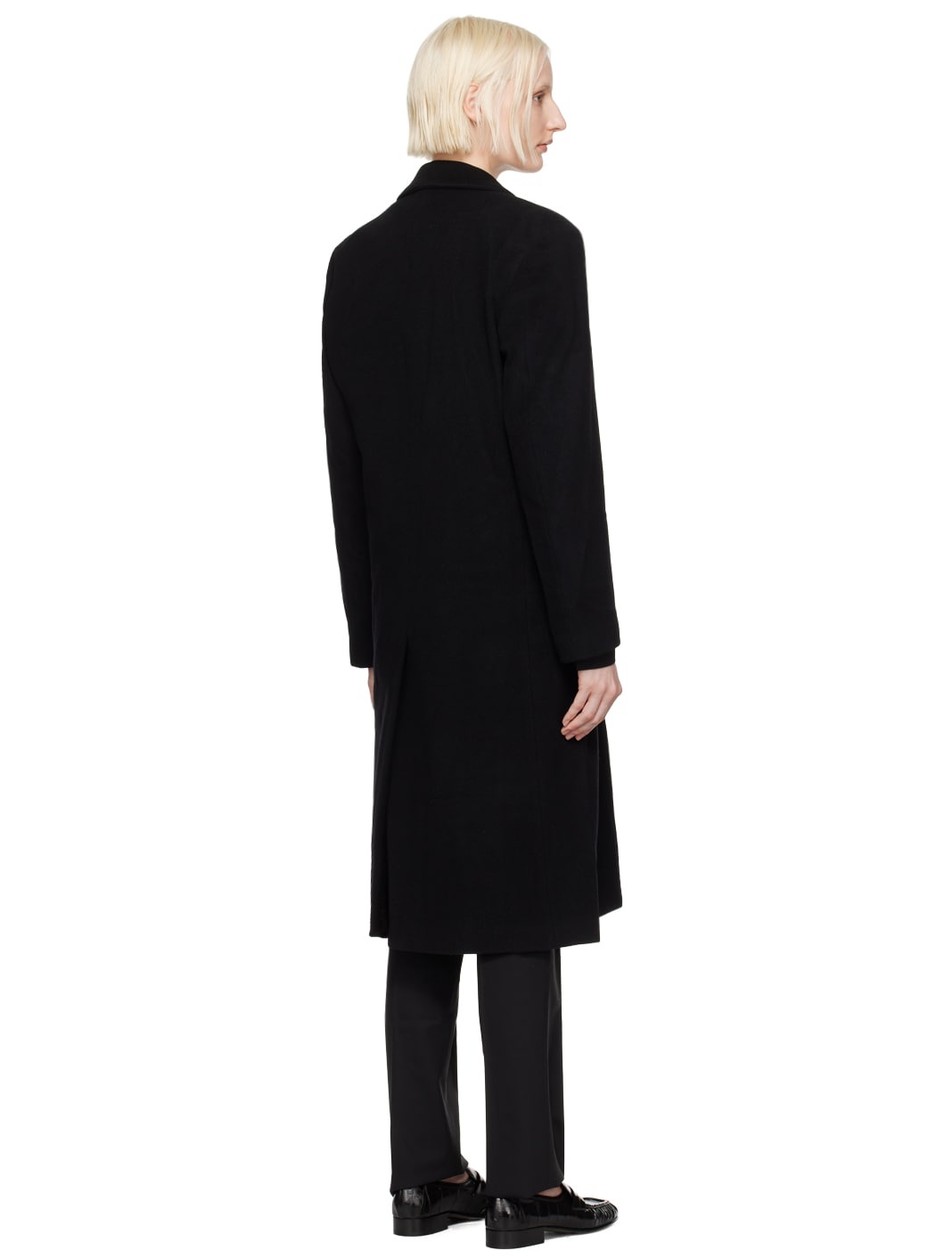 Black Classic Coat - 3