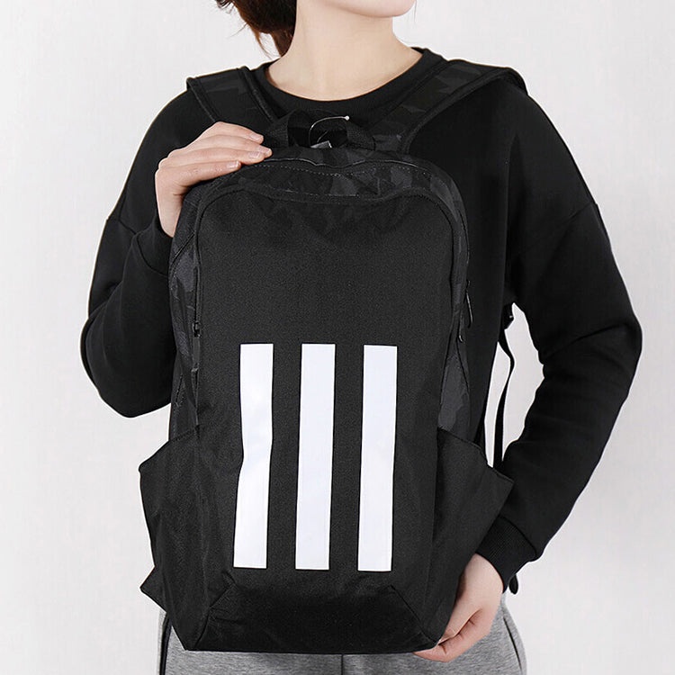 adidas 3-Stripes Parkhood Backpack 'Black White' DW4289 - 10