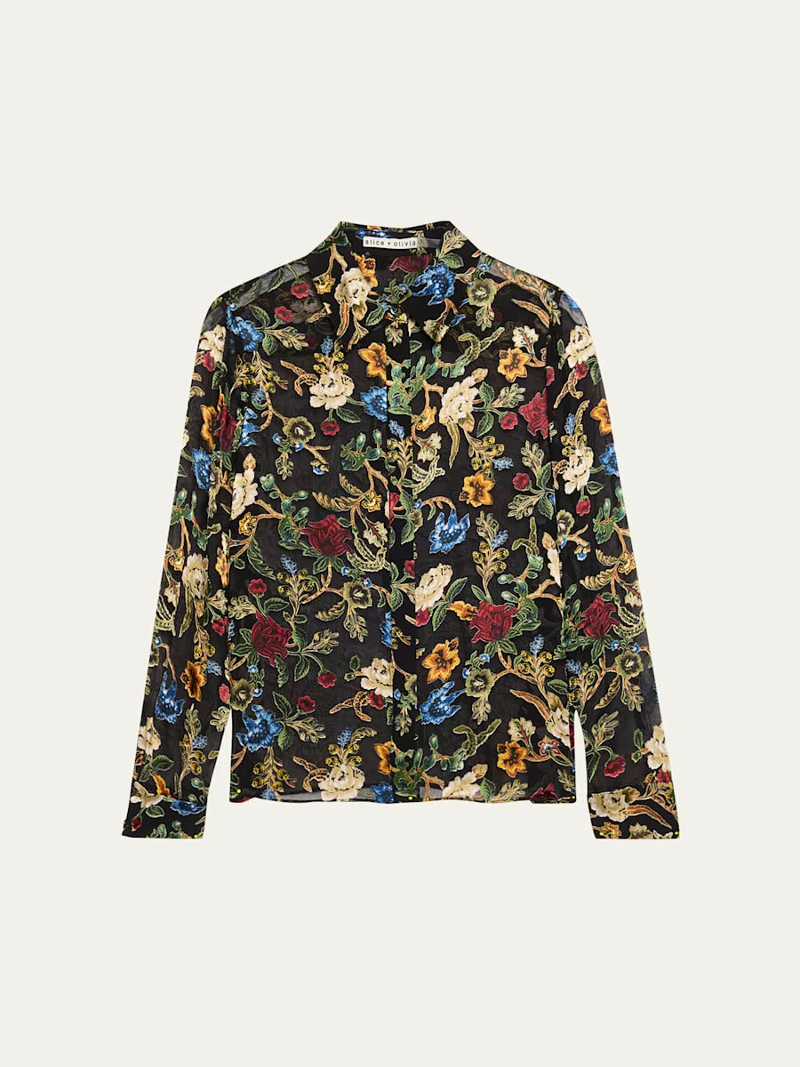 Tapestry Trails Willa Placket Top - 1