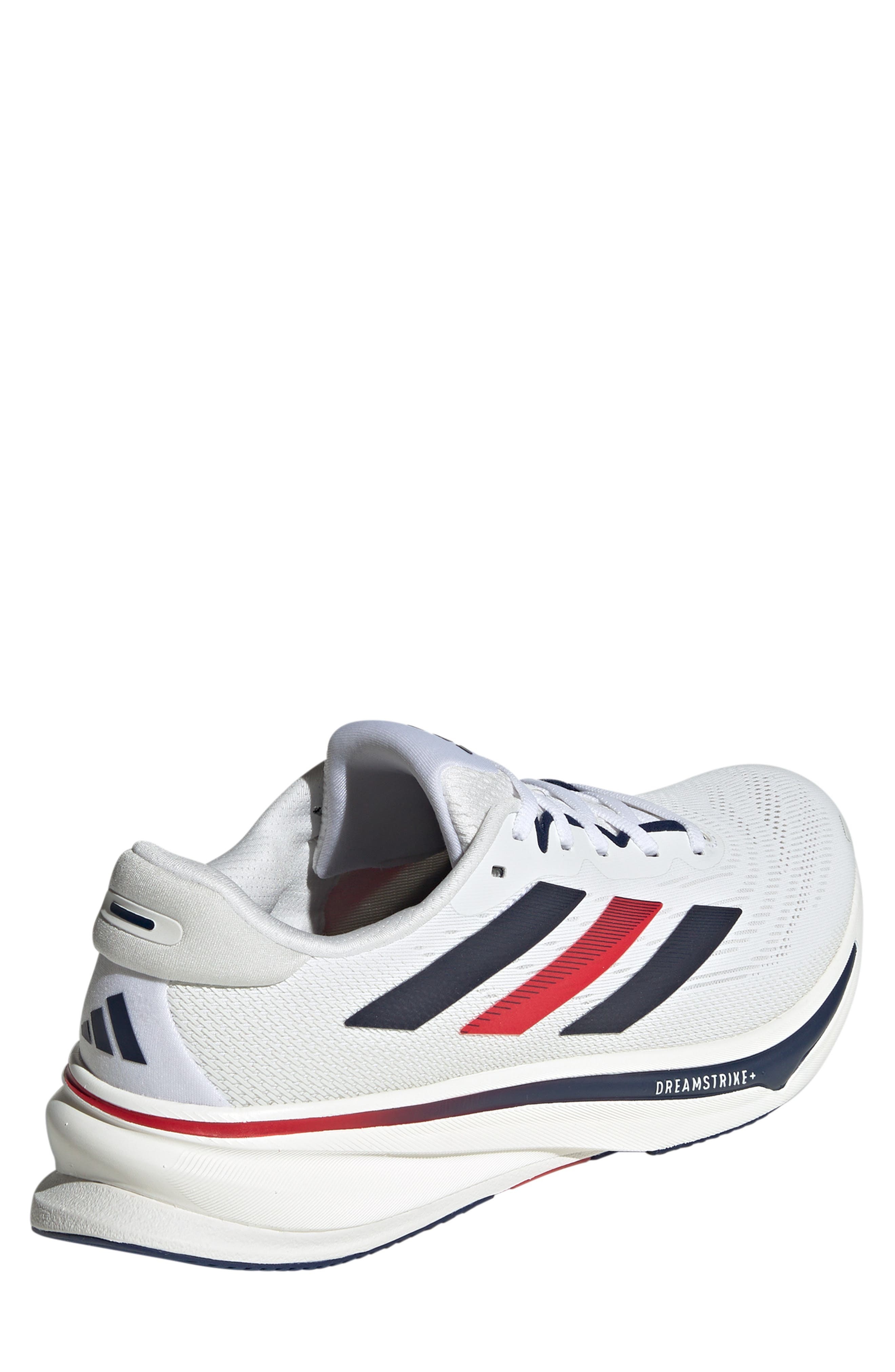 adidas Supernova Rise 2 Running Shoe in White/Dark Blue/Pure Ruby at Nordstrom - 2