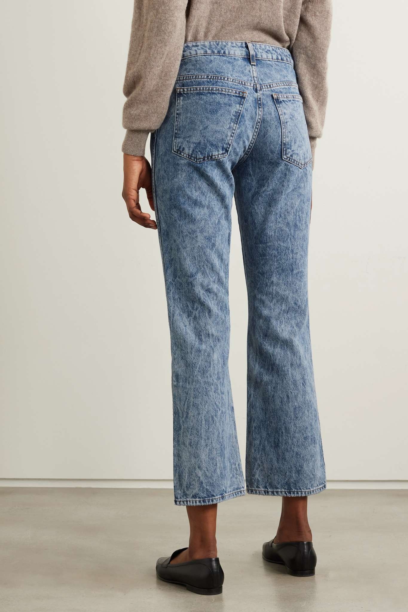 Vivian cropped high-rise bootcut jeans - 4