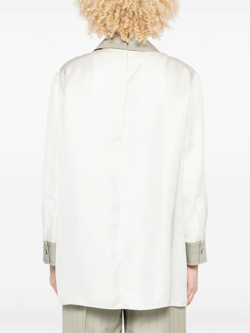 pinstripe panelled shirt 4