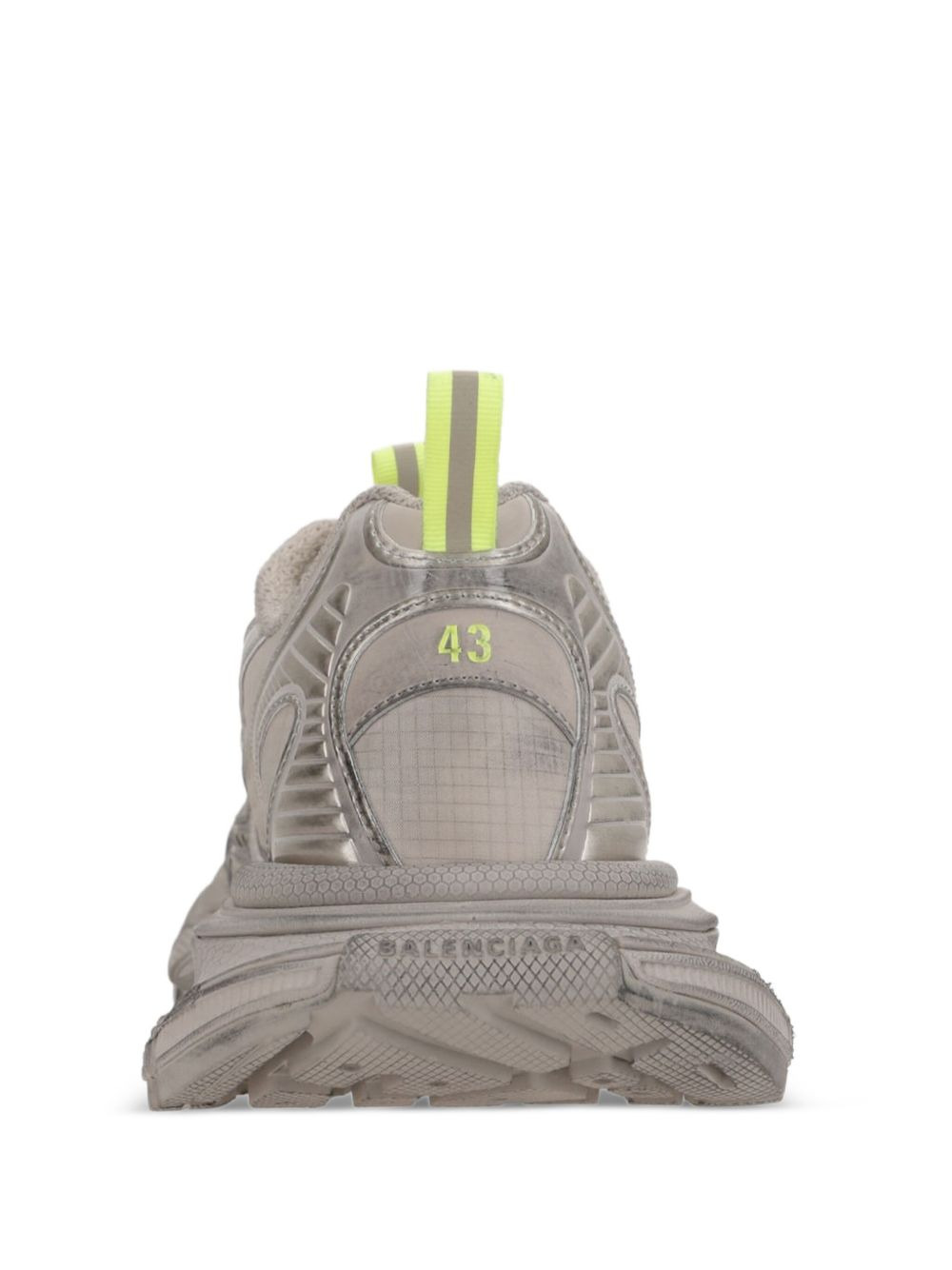 panelled-detail sneakers - 4