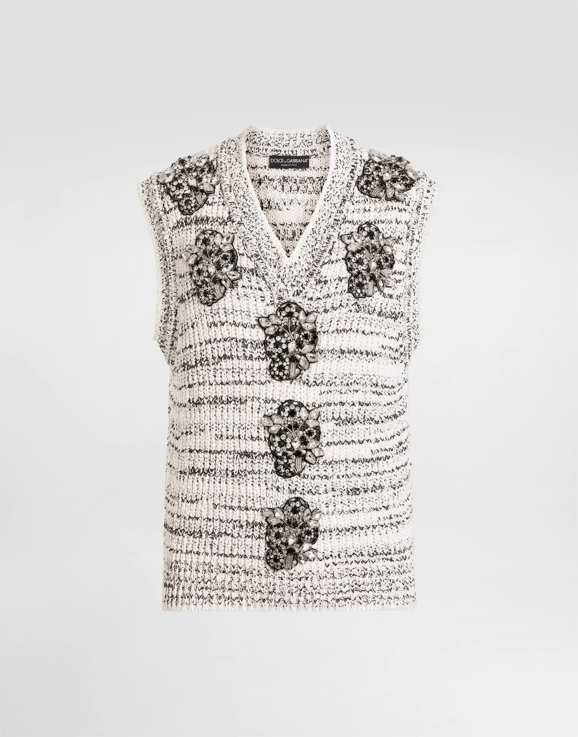 Intarsia pullover vest - 1