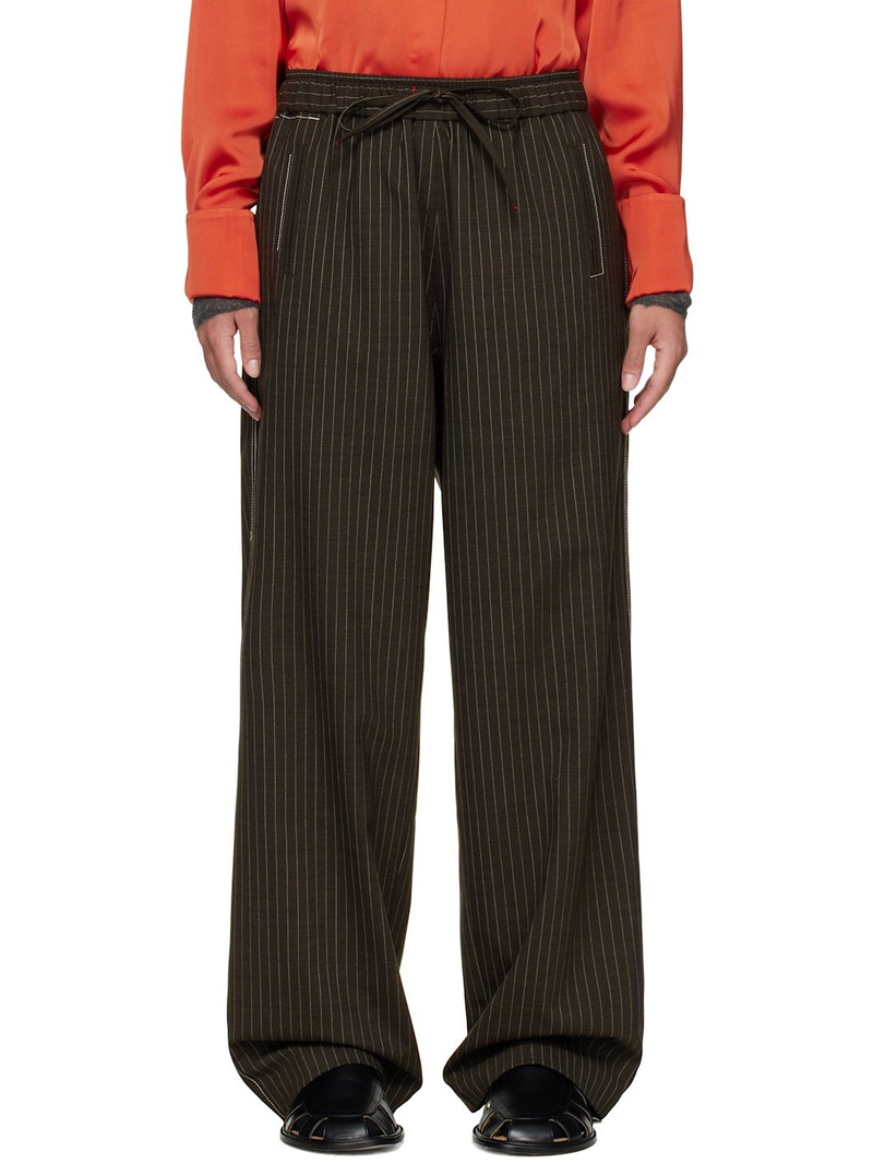 Brown Tailoring Relaxed Trousers 1