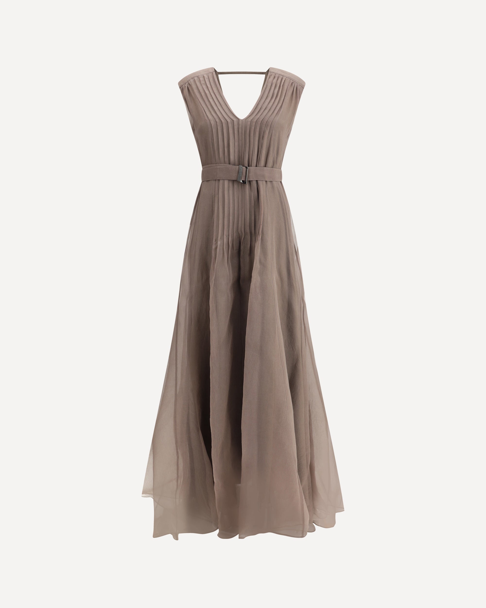 Silk Long Dress - 1