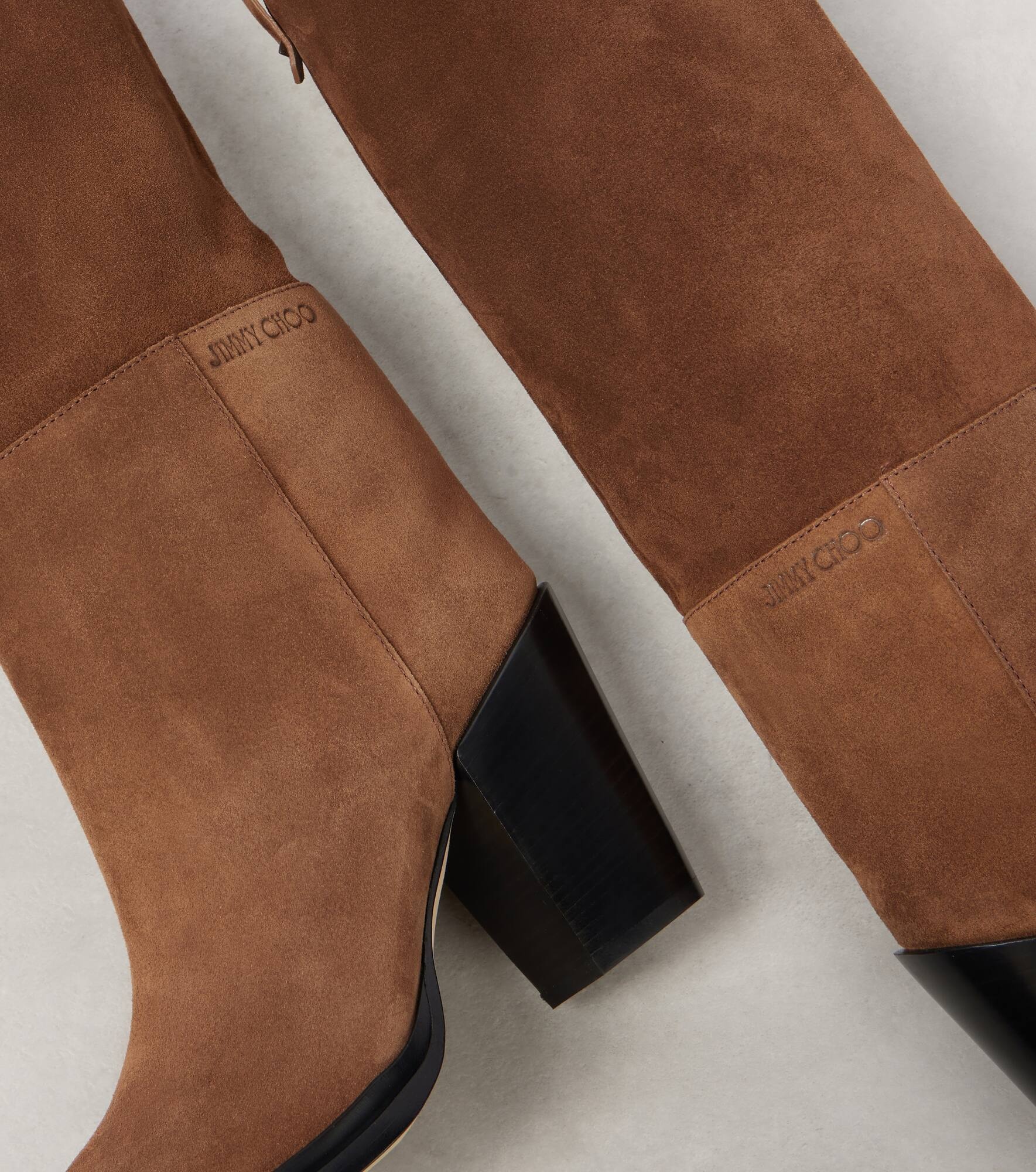 Cece 80 suede knee-high boots - 5