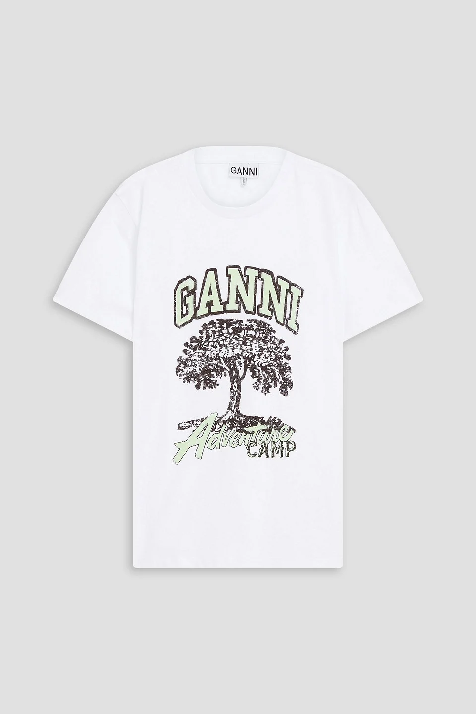 Printed cotton-jersey T-shirt - 1