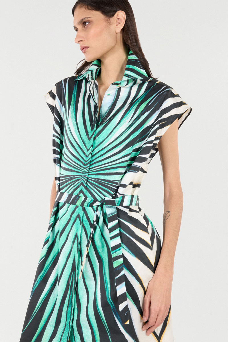 Ray Of Sea Print Midi Dress 7