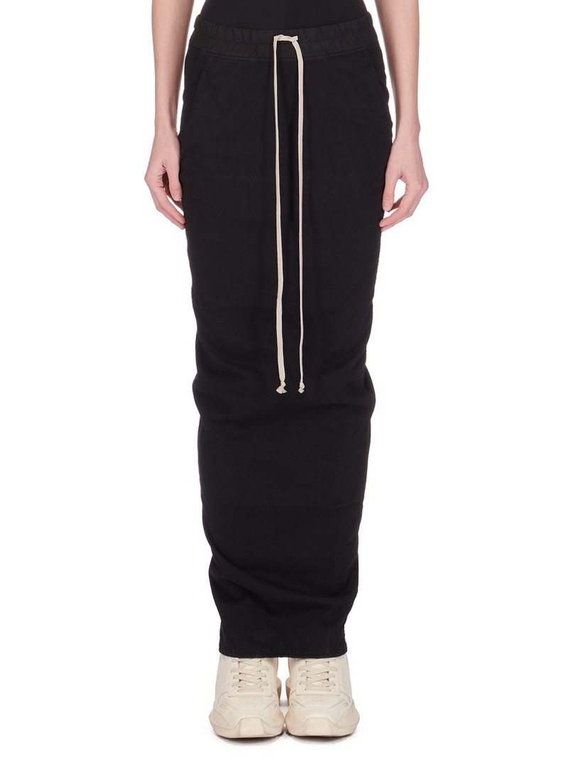 Pillar draped-detail skirt 1