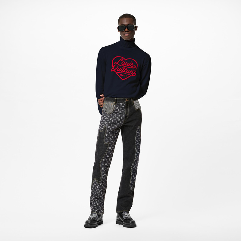 Louis Vuitton Monogram Crazy Denim Pants outlook