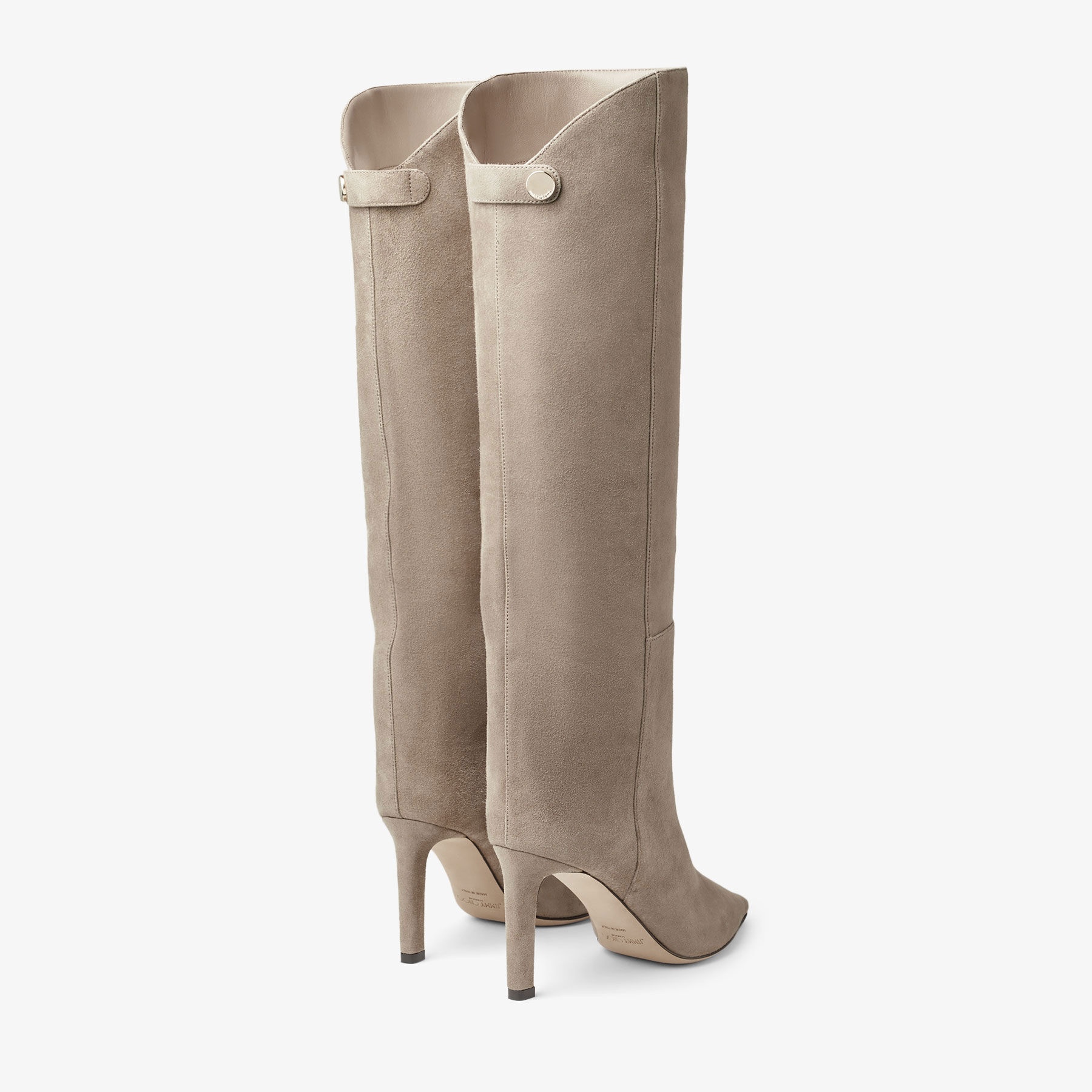Alizze Knee Boot 85
Taupe Suede Knee-High Boots - 6