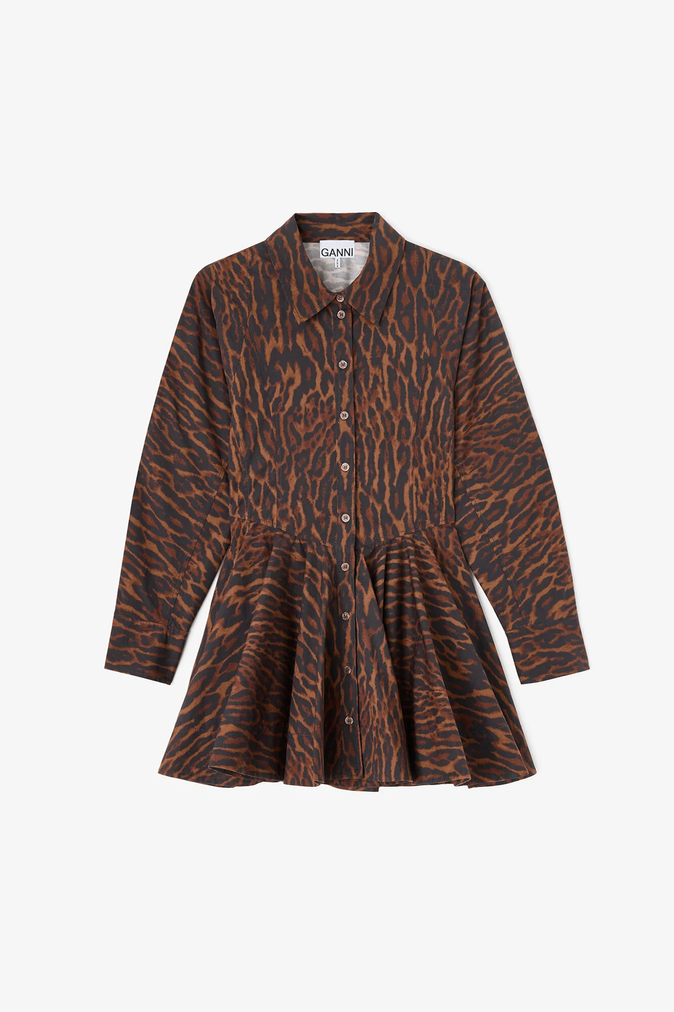 DRESS IN GRADIENT RED LEOPARD - 1