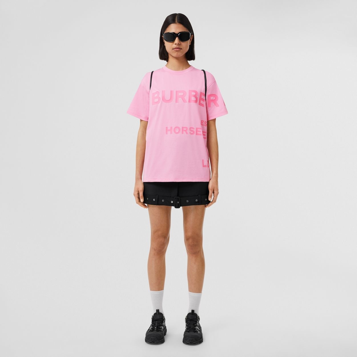 Horseferry Print Cotton Oversized T-shirt - 5