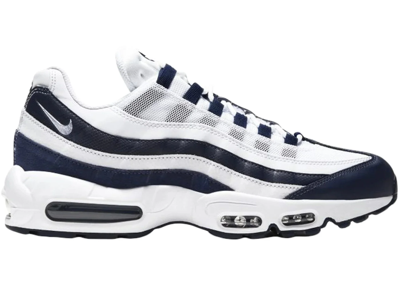 Nike Air Max 95 Essential White Midnight Navy - 1