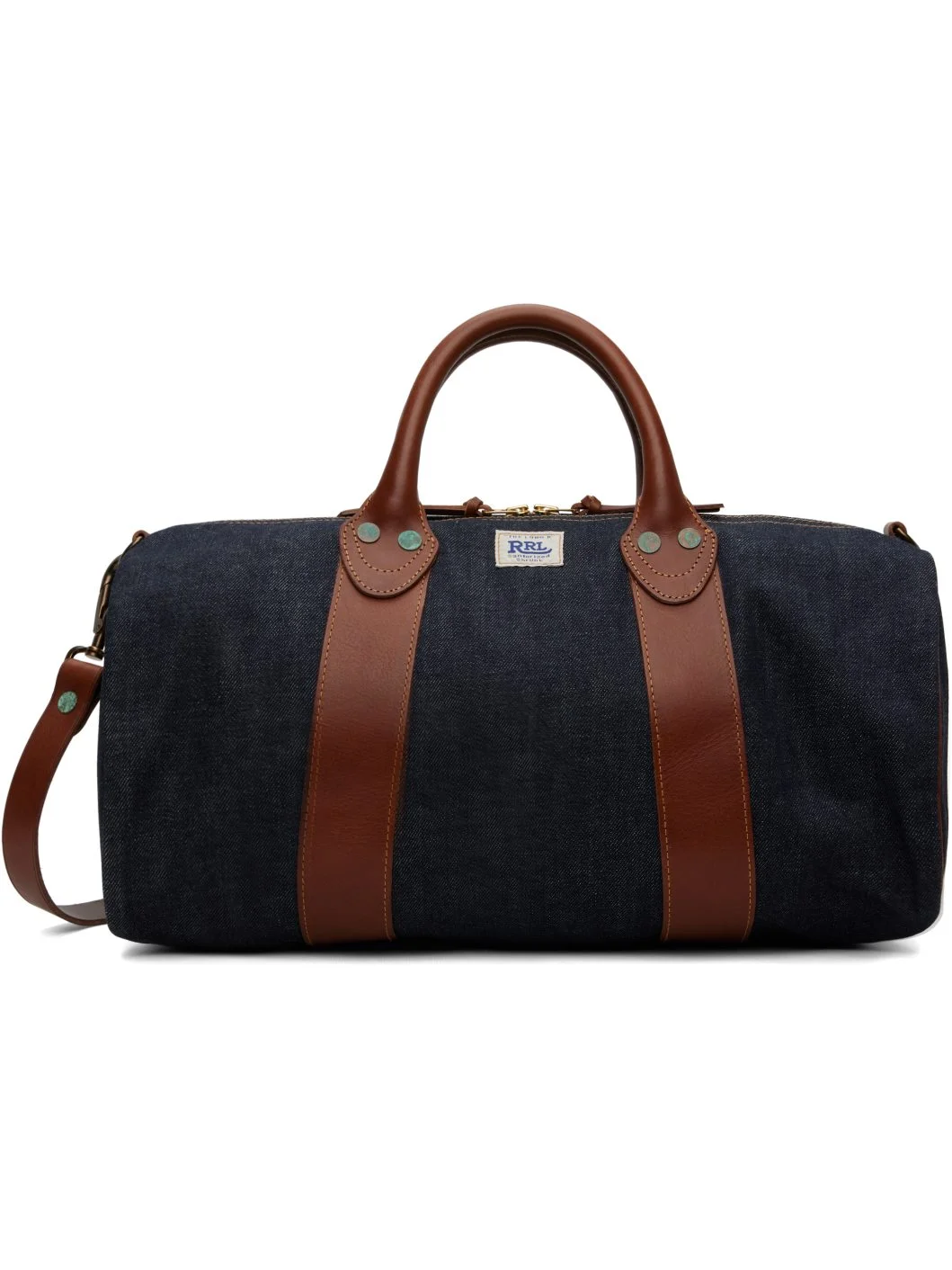 Indigo Denim Small Duffle Bag - 1