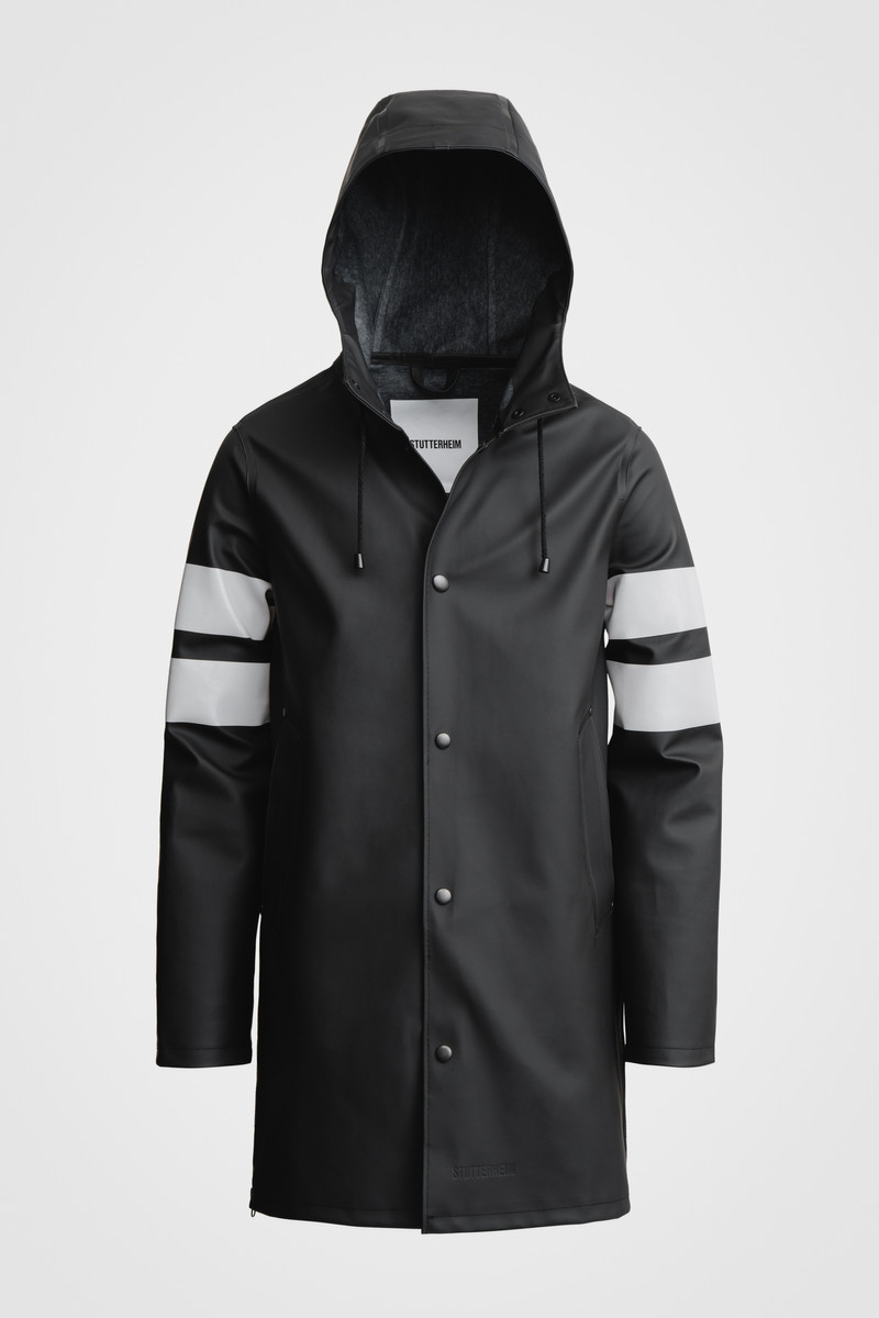 Stockholm Bike Raincoat Black 1