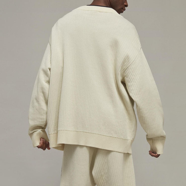 adidas Y-3 Logo Knit Cardigan 'Off White' IA3110 - 2