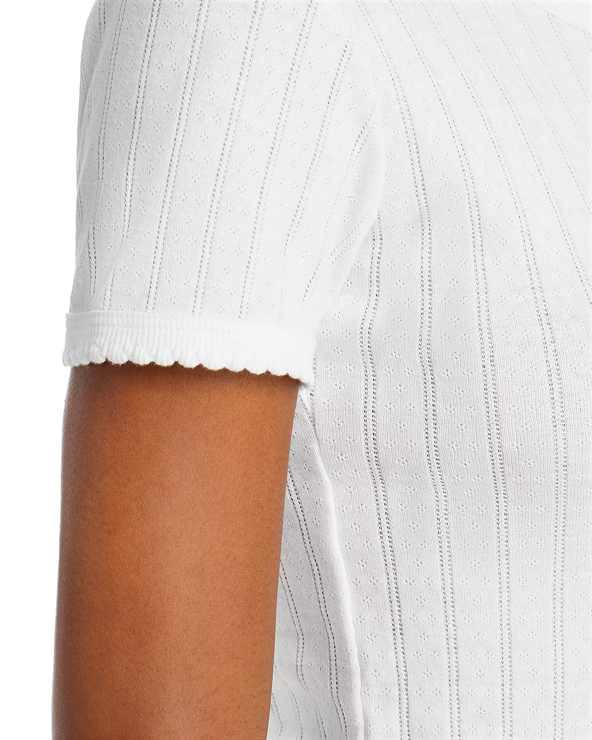 Pointelle Tee - 5